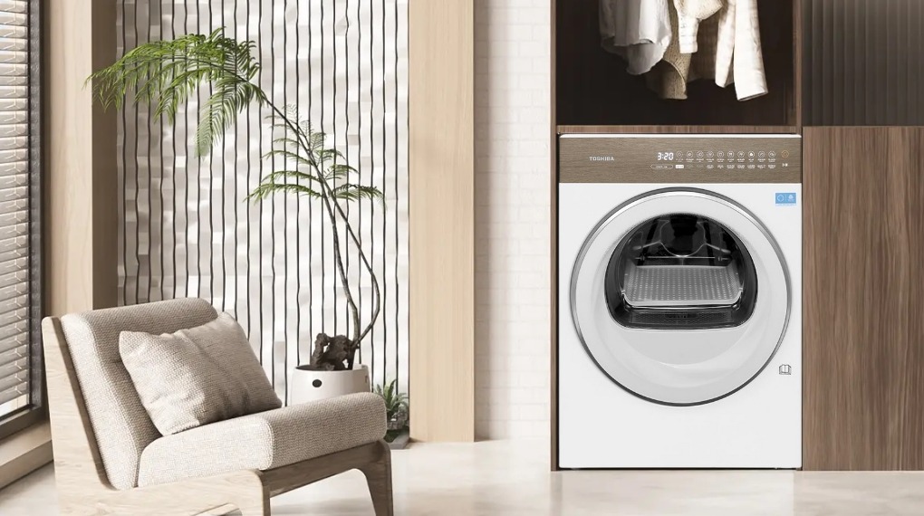 Máy sấy bơm nhiêt Toshiba 8kg TD-T37BS90HWV(WT)