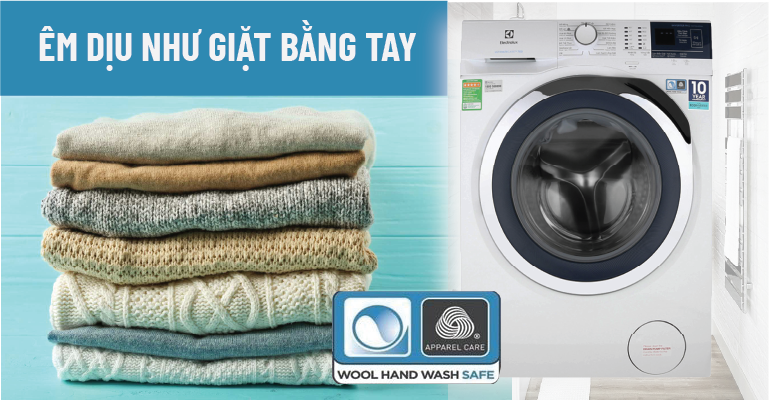 Chế độ giặt đồ len m&aacute;y giặt Electrolux