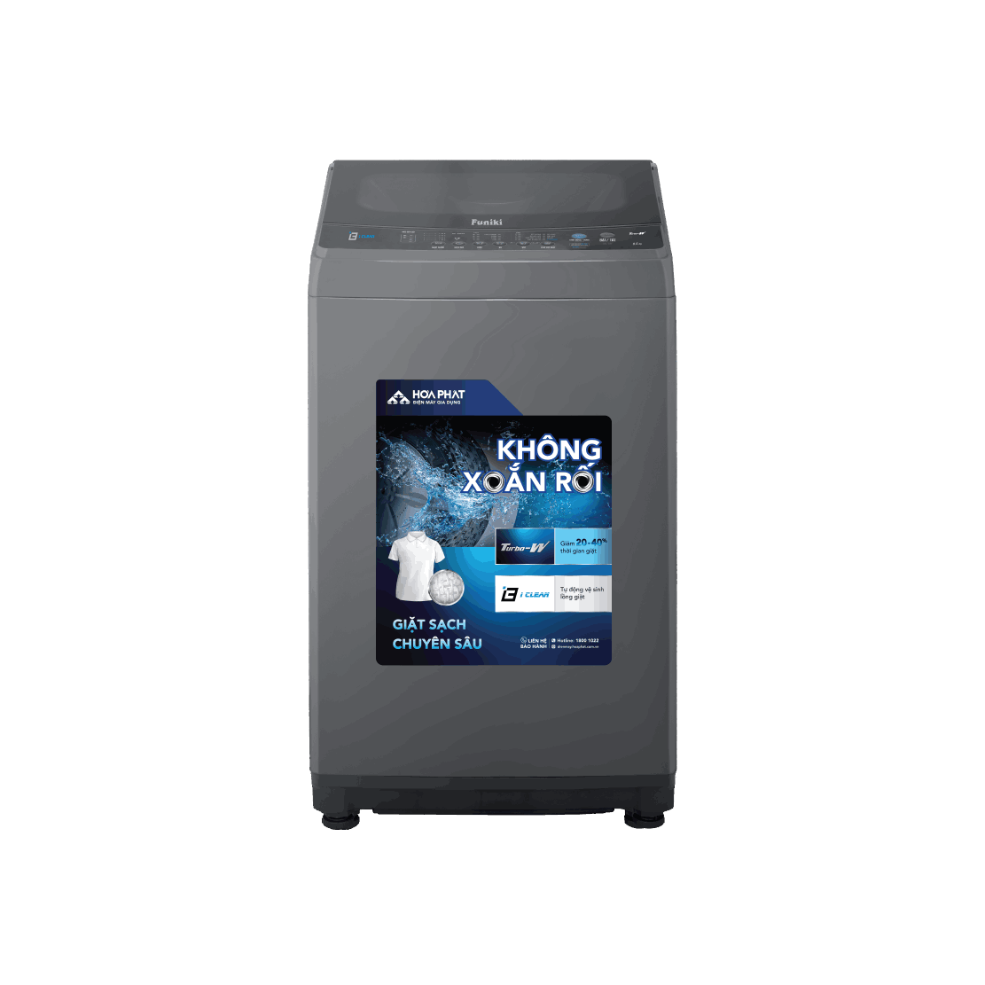 Máy giặt lồng đứng Funiki 9.5kg HWM T695ABG