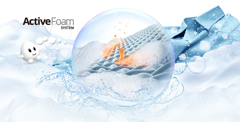 Công nghệ giặt Active Foam - Máy giặt 10 kg Panasonic NA-FS10V7LRV Công nghệ giặt Active Foam - Máy giặt 10 kg Panasonic NA-FS10V7LRV