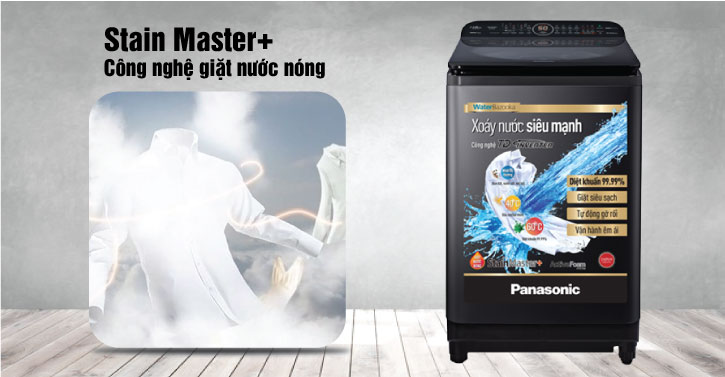 Stain Master+ công nghệ giặt nước nóng