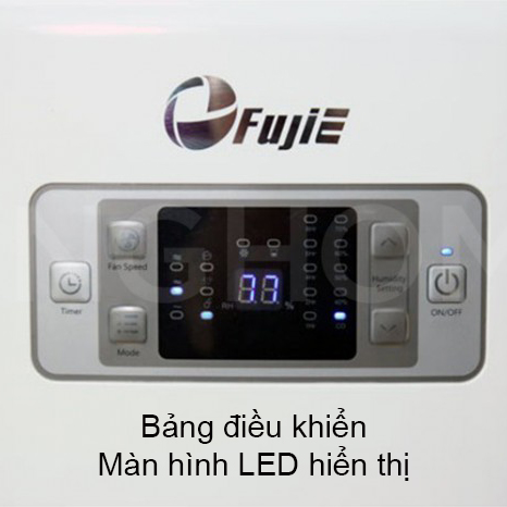Máy hút ẩm 16L FujiE HM-916EC, phòng <30m2