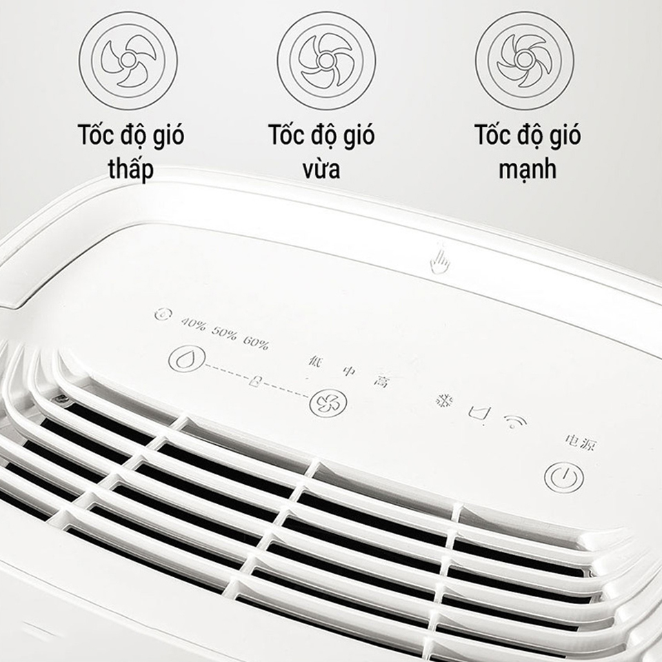 Máy hút ẩm thông minh New Widetech 18 lít WDH318EFW1 phòng dưới 50m2