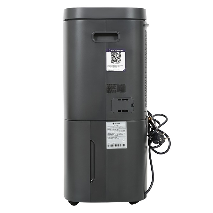 Máy hút ẩm và lọc không khí Electrolux EDH16TRBD3 phòng dưới 66m2