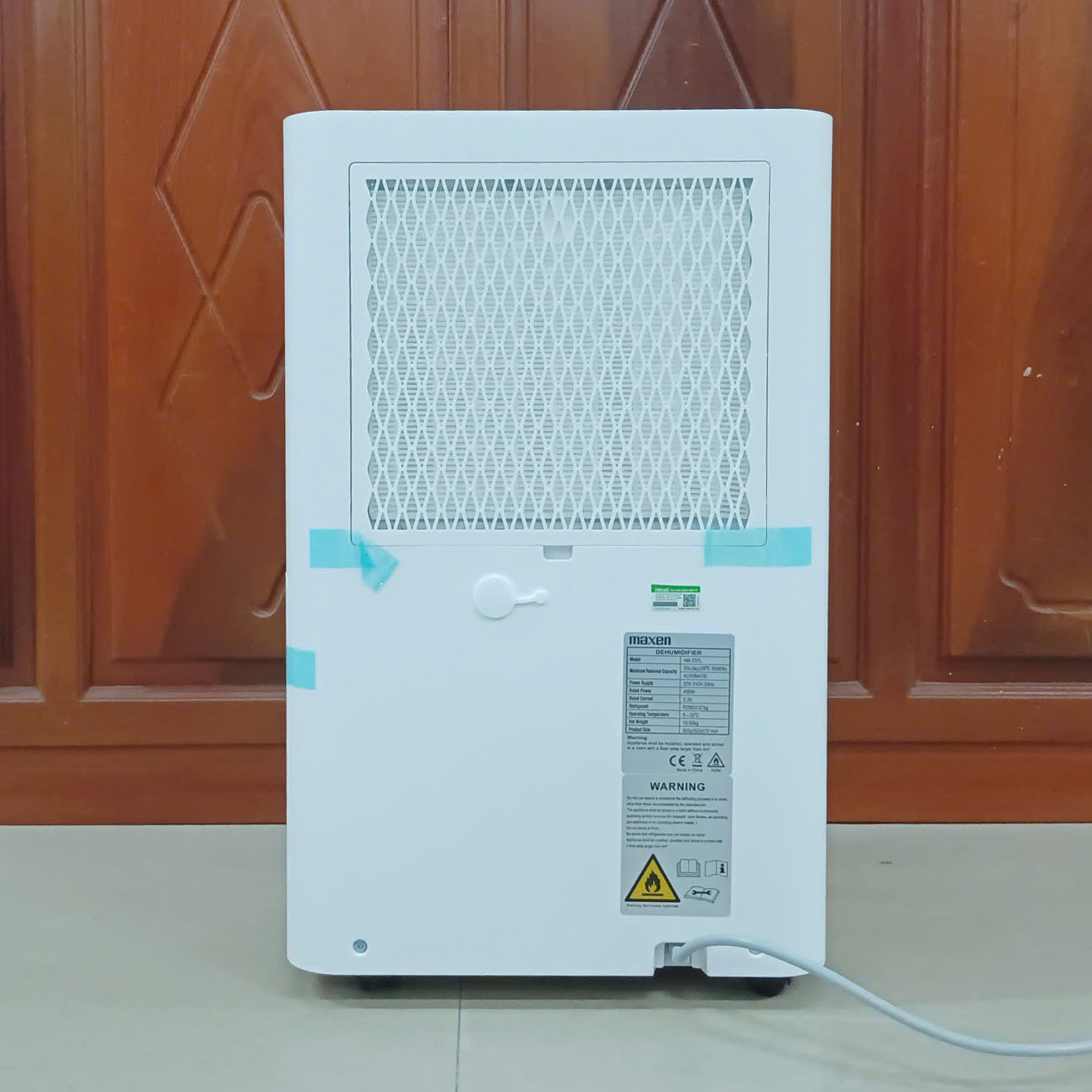 Máy hút ẩm, lọc không khí Amcom Maxen AM-25YL, Phòng < 60m2