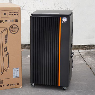 Hút ẩm + lọc không khí công nghiệp Fujie DH90B phòng dưới 120m2