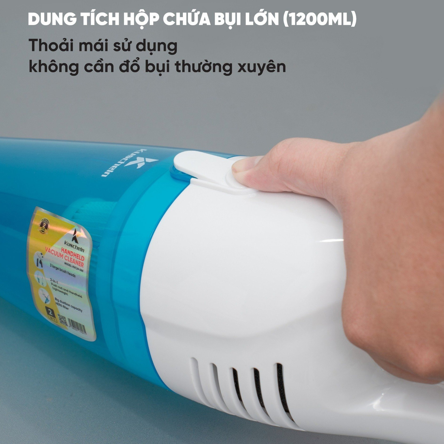 Máy hút bụi cầm tay KUSCHELN KVC24-500