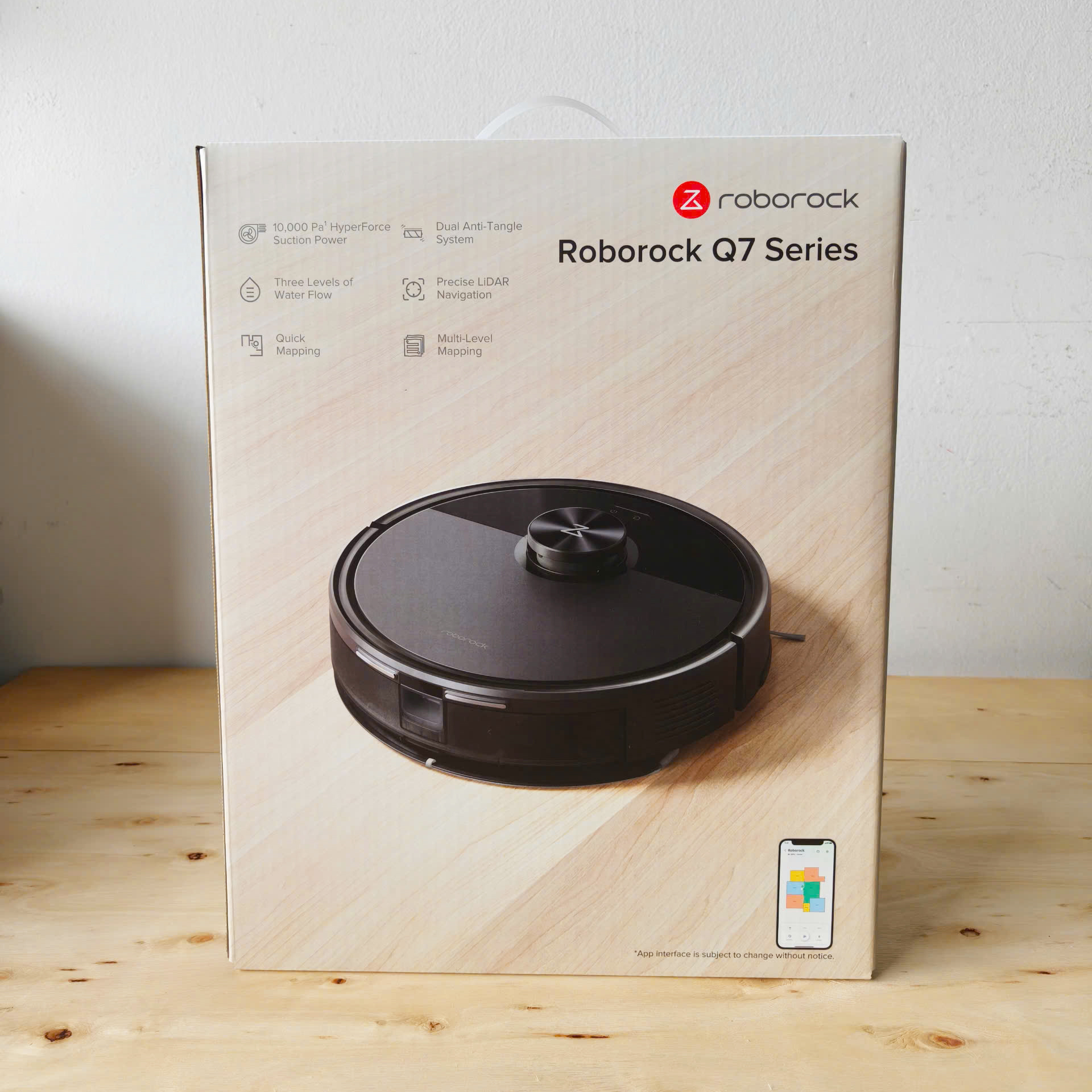 Robot hút bụi, lau nhà Roborock Q7TF52-00, lực hút 10.000Pa