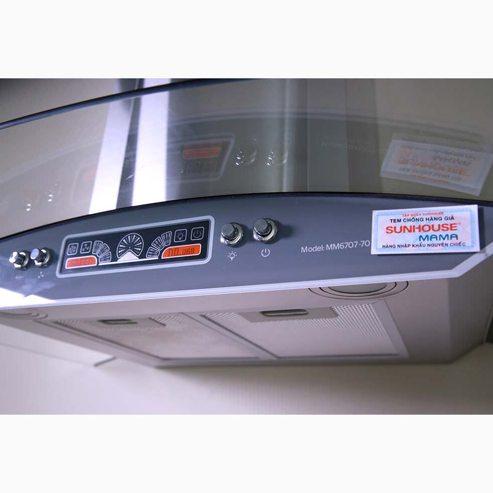 Hút mùi kính cong Sunhouse MM6707-70