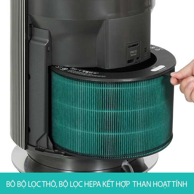 Lọc không khí LG PuriCare 360 Alpha Double AS65GDBY0 - Phòng 61.2m2