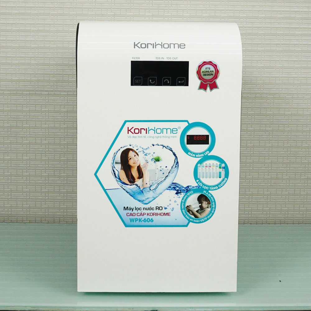Máy lọc nước Korihome WPK-606 8 lõi lọc