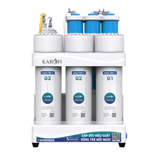 Máy lọc nước Karofi KAQ-U03 Pro - 10 lõi không vỏ