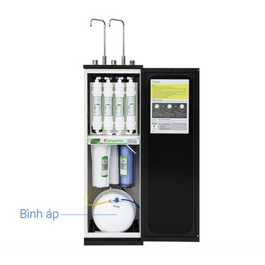 Máy lọc nước nóng, lạnh, Hydrogen RO Kangaroo KG11A2, 11 lõi lọc