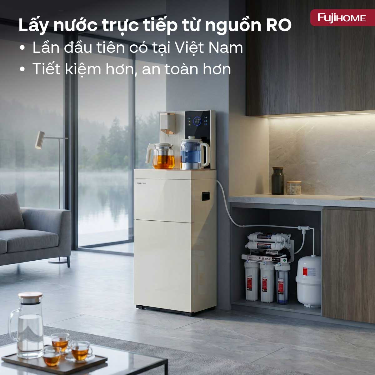 hả năng làm lạnh và kết nối nguồn nước linh hoạt