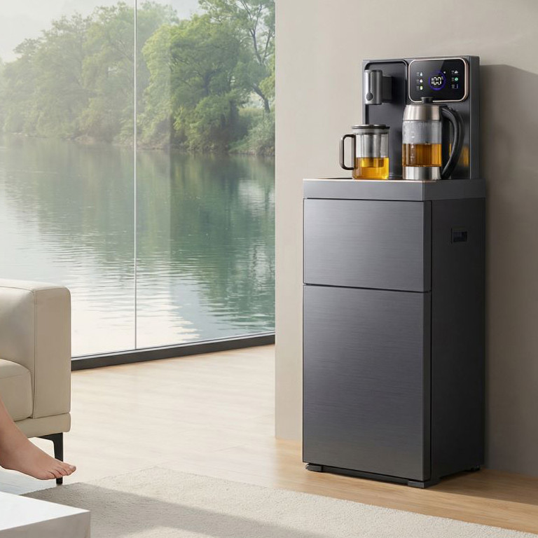 Cây nước bàn trà có ngăn khử khuẩn UV Fujihome TB241N-UV