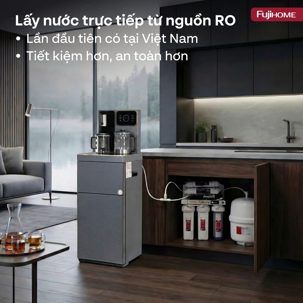 Khả năng làm lạnh và kết nối nguồn nước linh hoạt