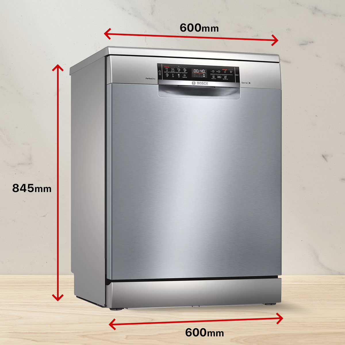 Máy rửa bát Bosch SMS6ZCI49E - 14 bộ