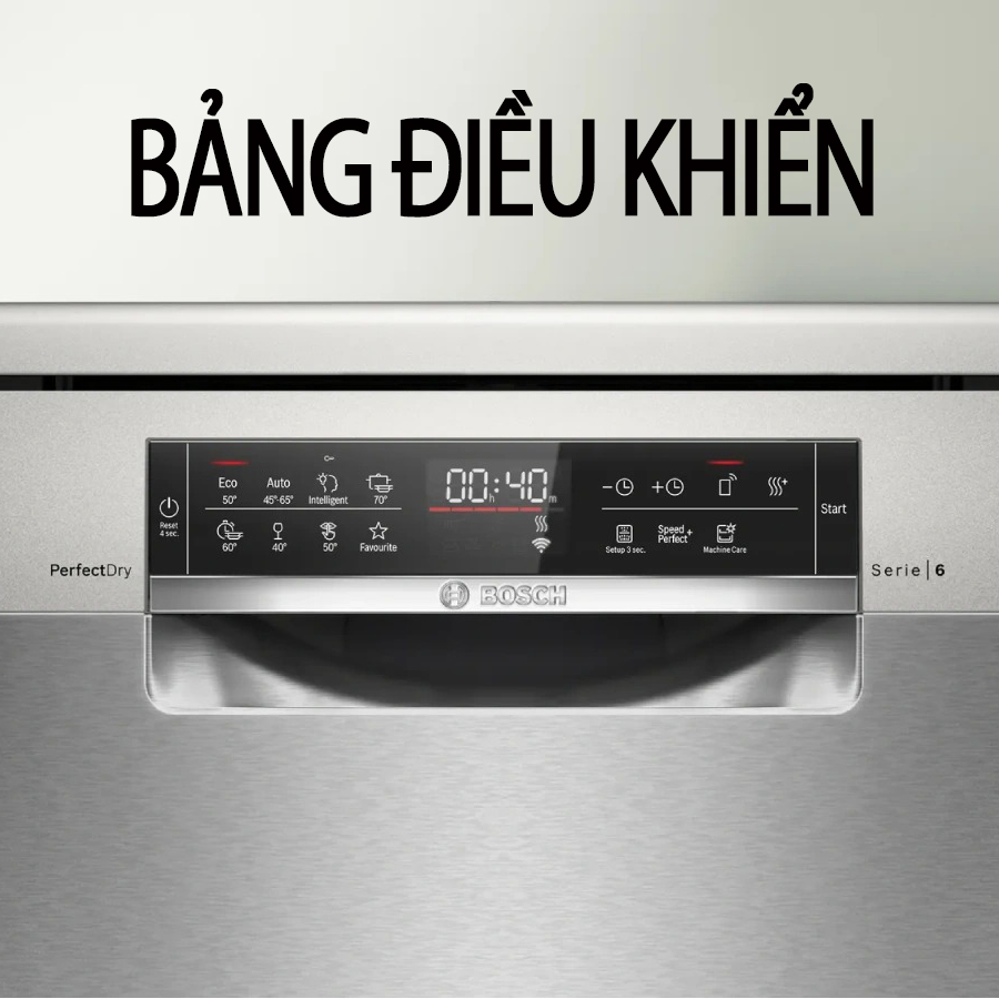 Máy rửa bát độc lập Bosch SMS6ZCI16E - 14 bộ Châu Âu