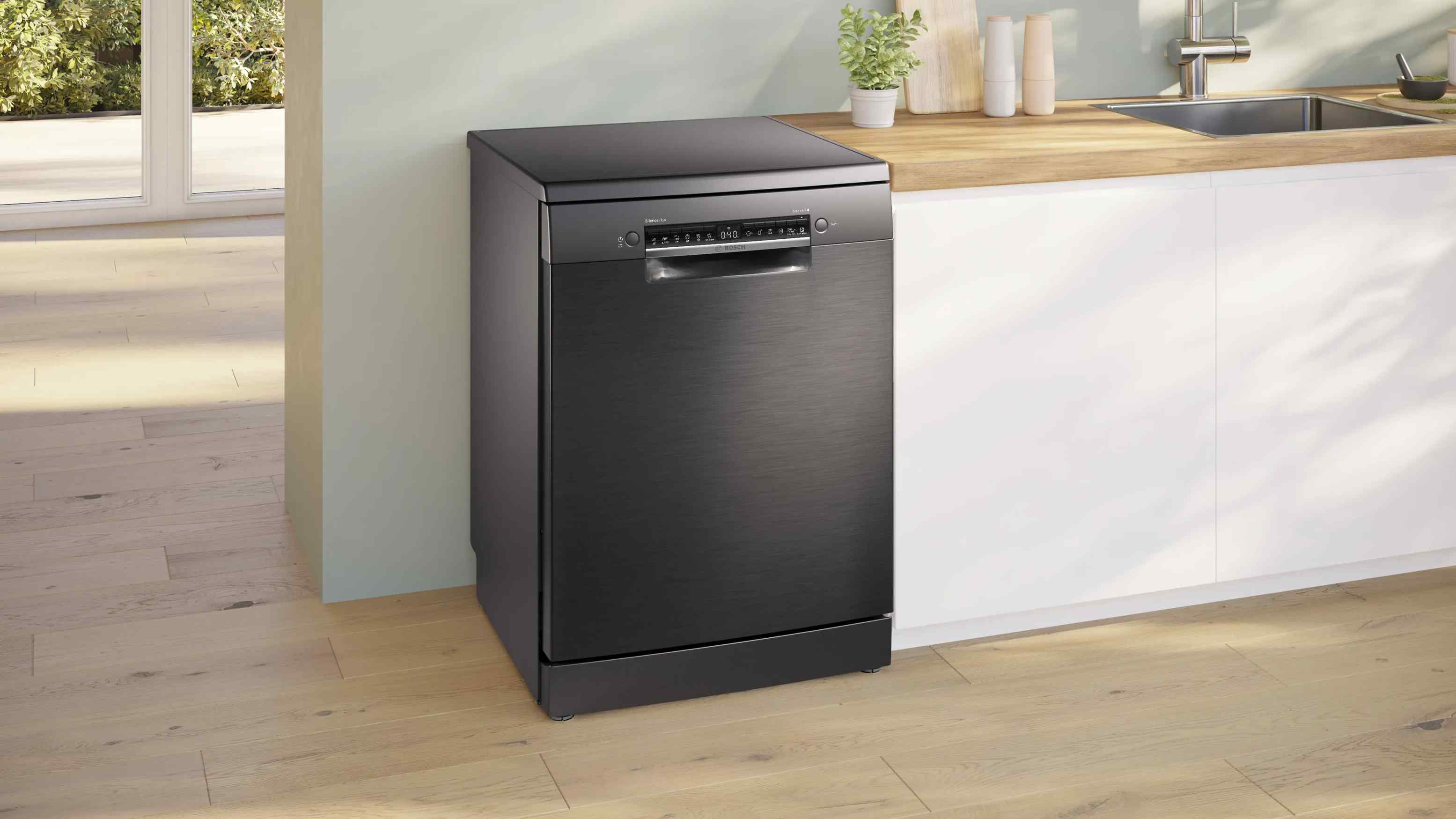 Máy rửa bát độc lập Serie 4 Bosch SMS4EMC06E, 14 bộ Châu Âu