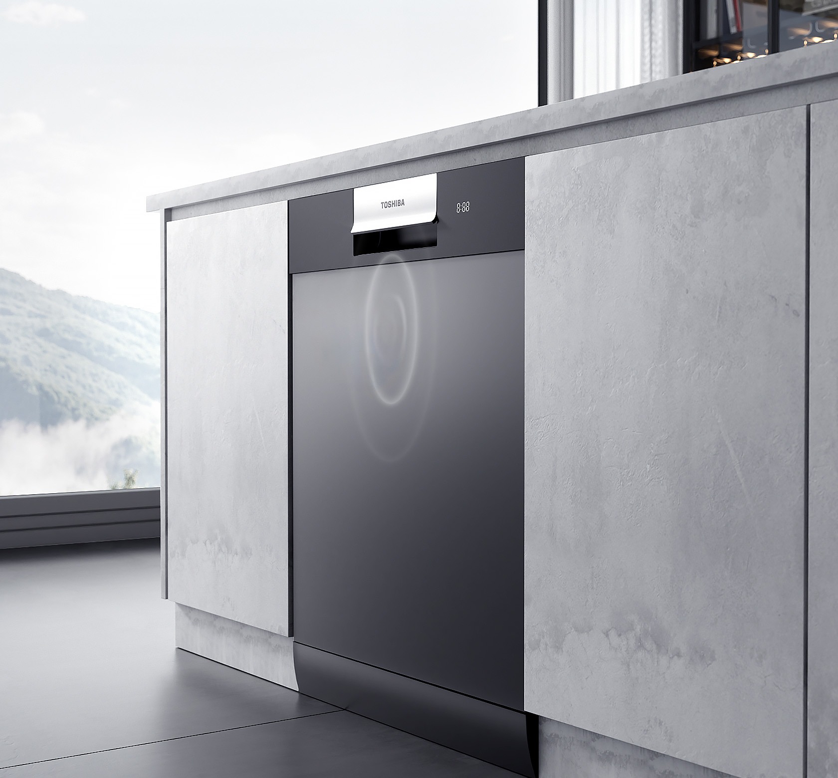 Máy Rửa Bát Toshiba Originclean™ DW-15F7(G)-VN