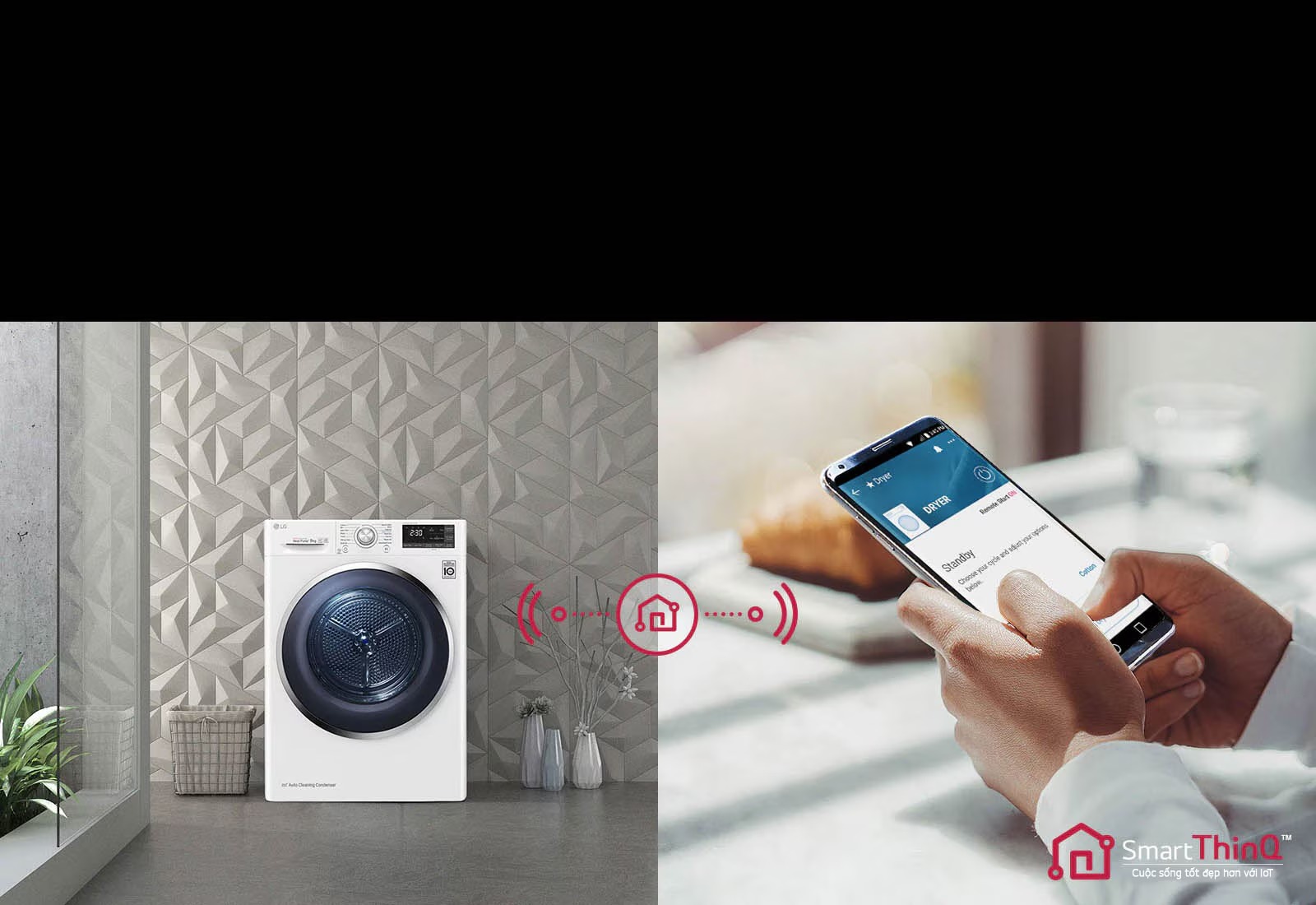 Máy sấy LG Heat Pump™ 9kg RB09NHP5W AI DUAL Inverter 