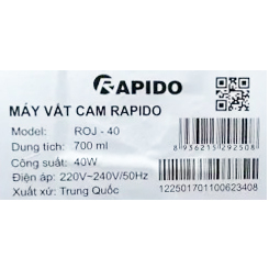 Máy vắt cam Rapido ROJ-40