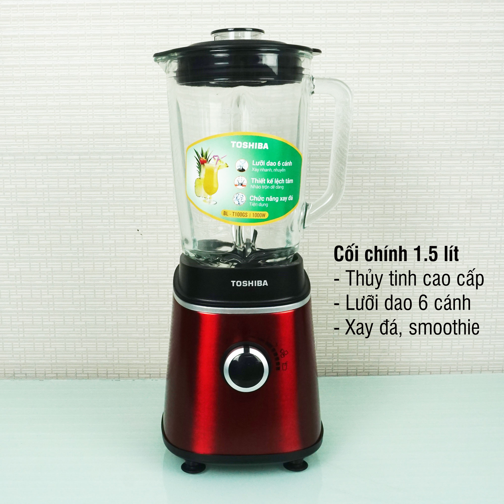 Máy xay sinh tố Toshiba BL-T100GS công suất 1000W
