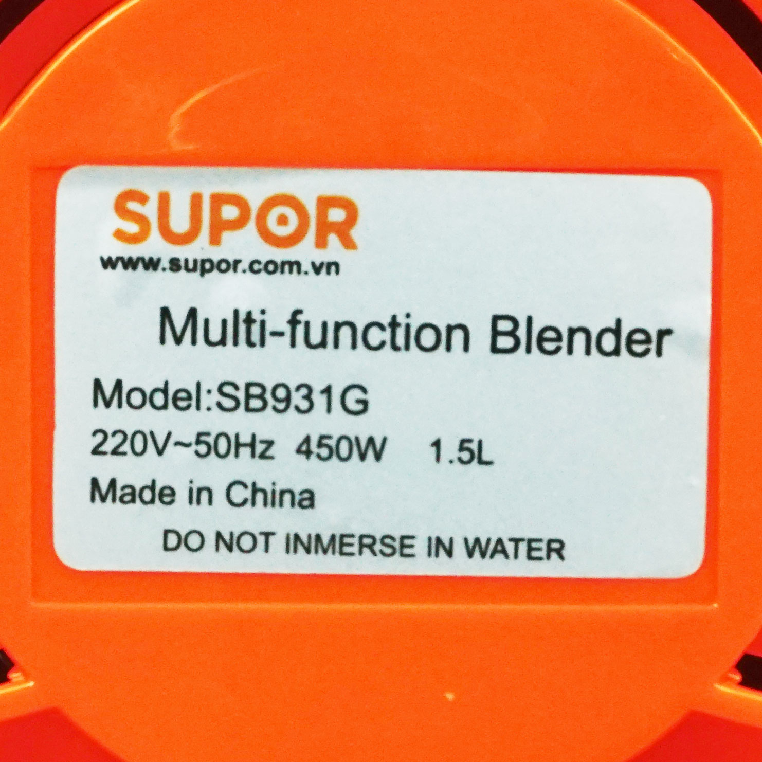 Máy xay sinh tố Supor SB931G