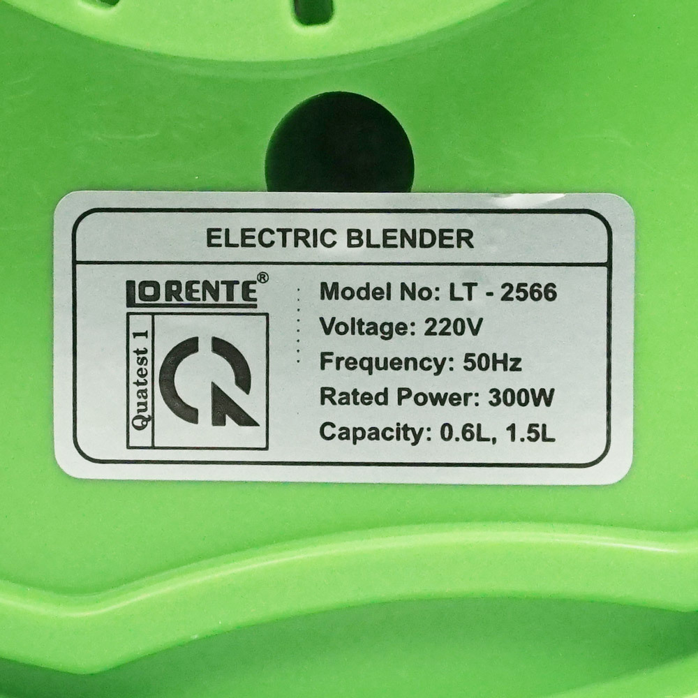 Máy xay sinh tố Lorente 1.5L LT-2566