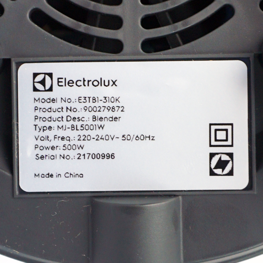 Máy xay sinh tố Electrolux E3TB1- 310K - Cối thủy tinh