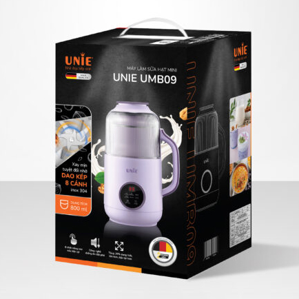 Máy xay sữa hạt 0.8 lít UNIE UMB09