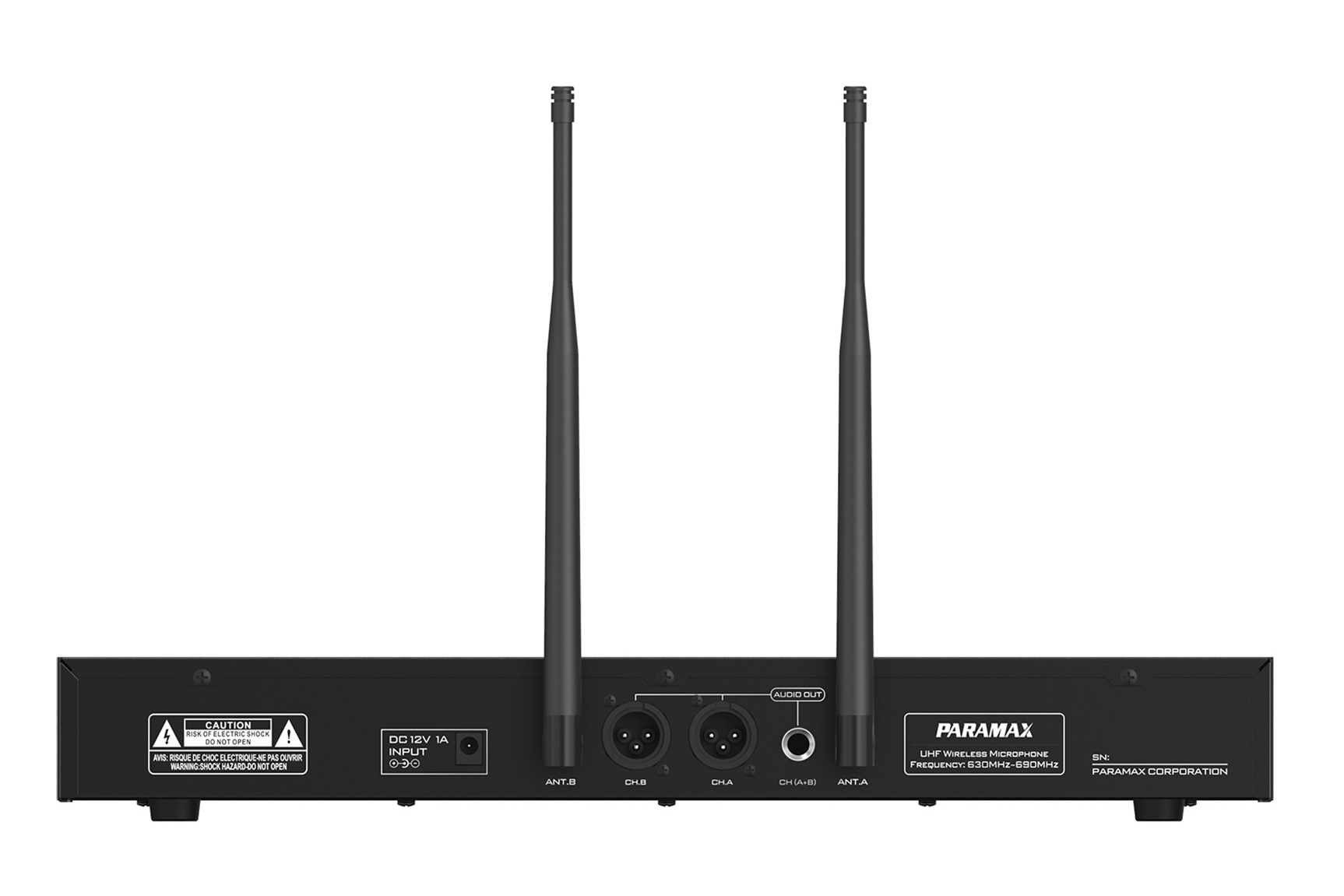 Micro không dây UHF Paramax sạc tự động SM-2500 SMART