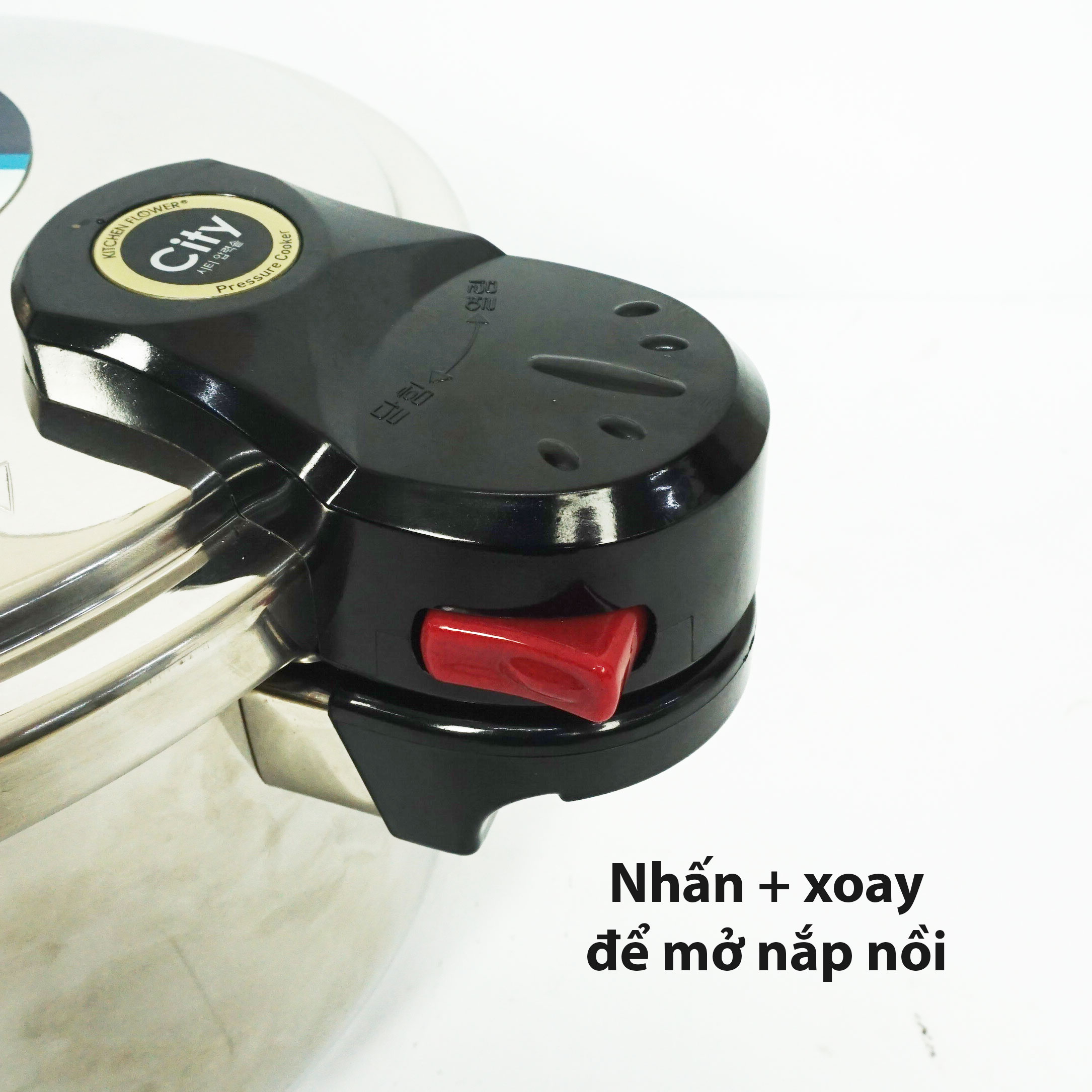 Nồi áp suất gas Kitchenflower 3 lít CIT- 300 nhập khẩu Hàn Quốc