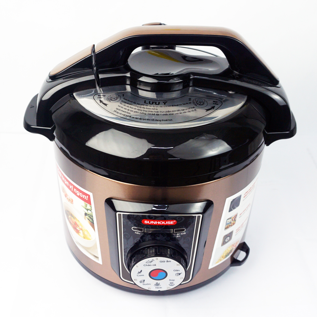 Nồi áp suất điện 6L Sunhouse SHD1756