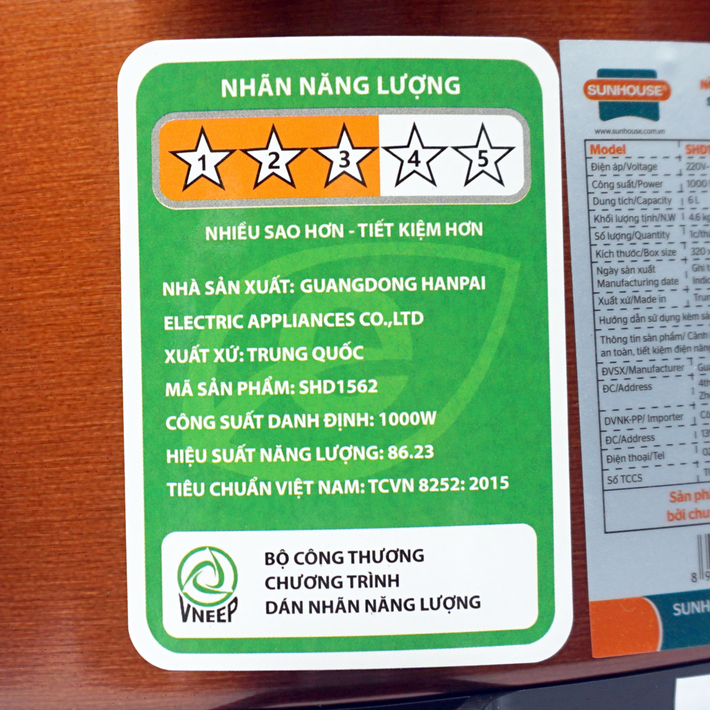 Nồi áp suất điện 6L Sunhouse SHD1562