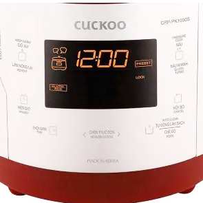 Nồi áp suất điện 1.8 lít Cuckoo CR-PK1000S màu đỏ