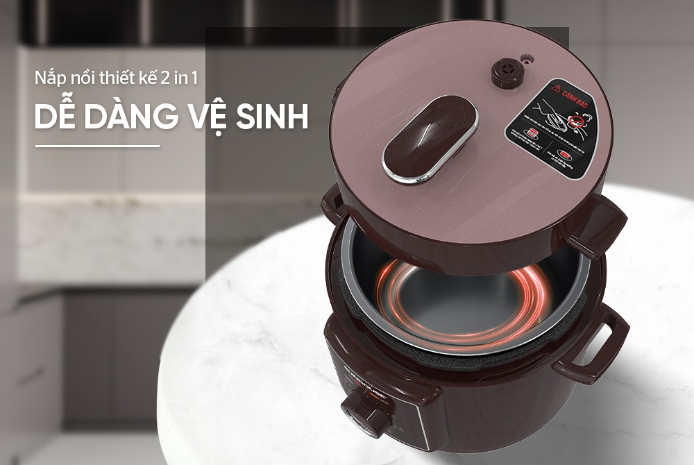 Nồi áp suất điện Sunhouse 4 lít SHD1540