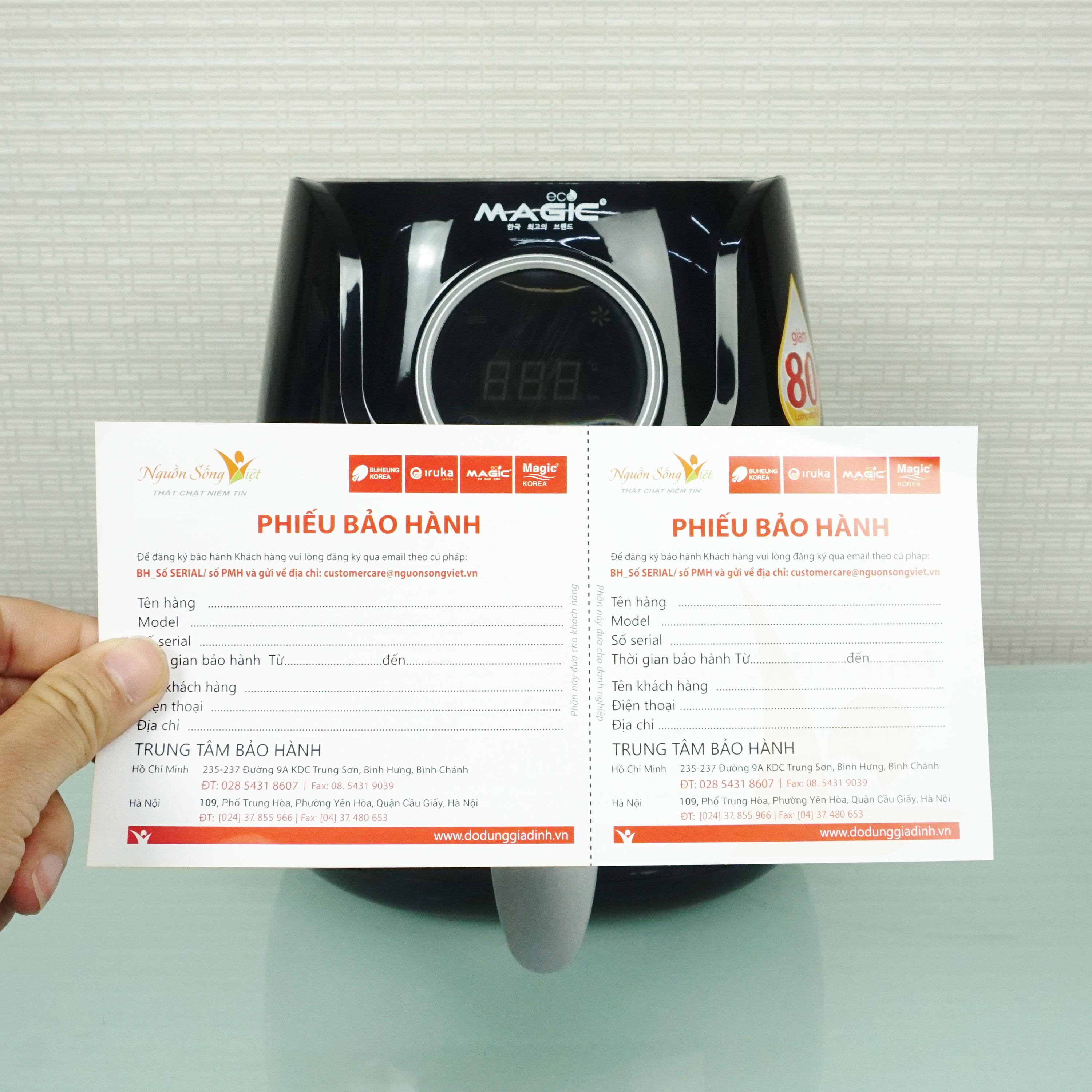 Nồi chiên không dầu 4.5 lít Eco Magic AC-100 nhập khẩu Thái Lan