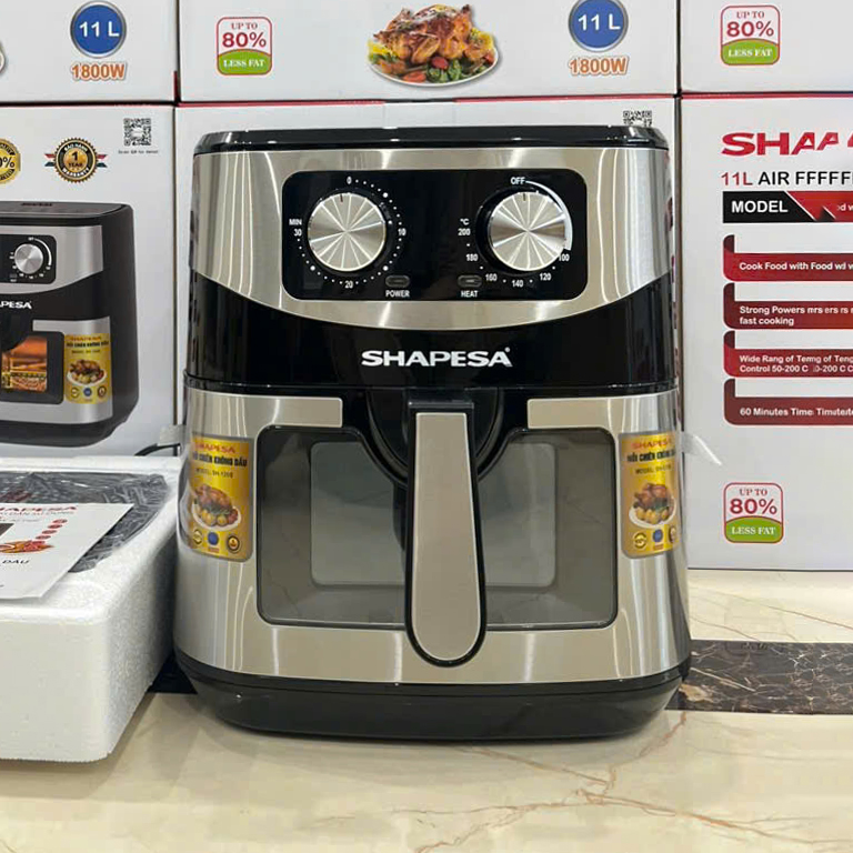 Nồi chiên không dầu 11 lít Shapesa SH-120S