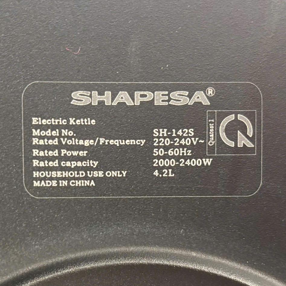 Ấm siêu tốc Shapesa 4.2 lít SH-142S