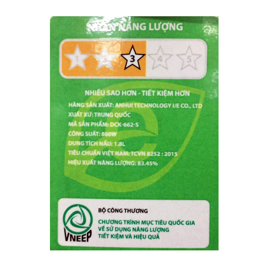 Nồi cơm điện  tử Korihome 1.8L DCK662S