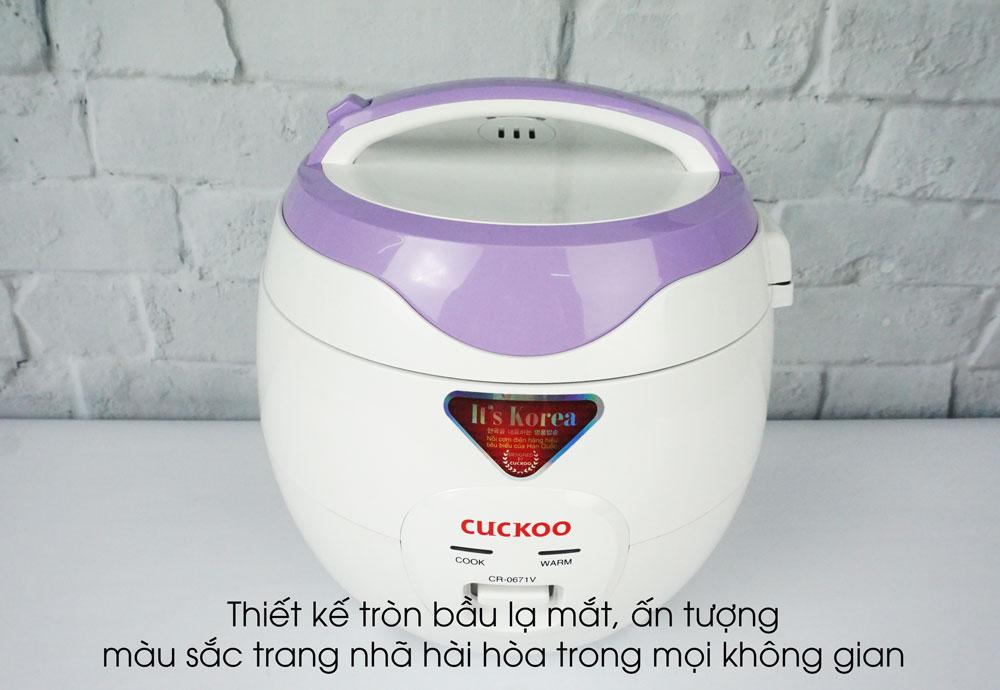 Nồi cơm điện Cuckoo 1L CR0671V