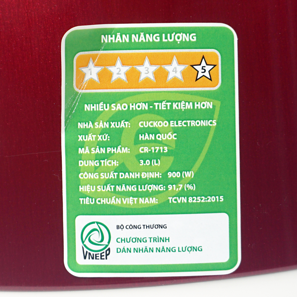 Nồi cơm điện Cuckoo 2.8L CR1713