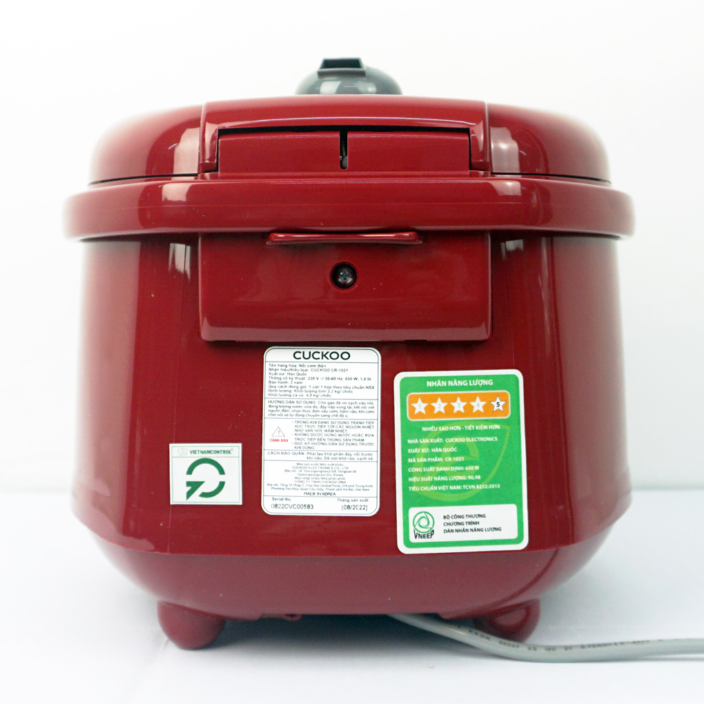Nồi cơm điện Cuckoo 1,8 lít CR-1021