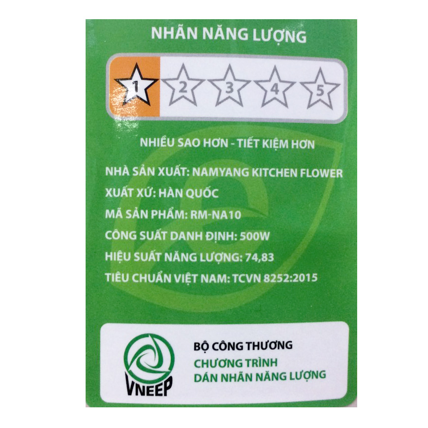 Nồi cơm điện Cookin RM-NA10 1.0L