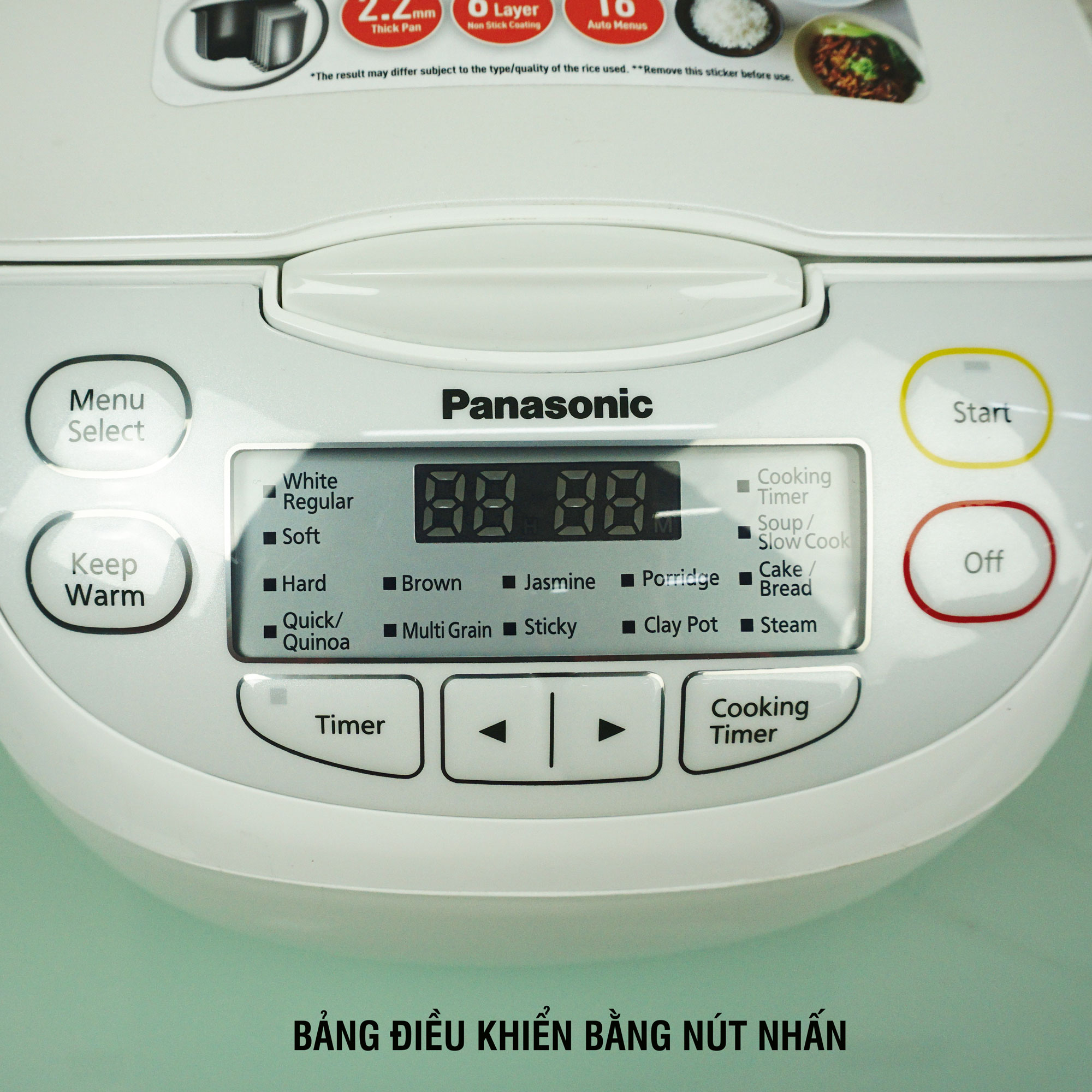 Nồi cơm điện tử 1 lít Panasonic SR-CL108WRA