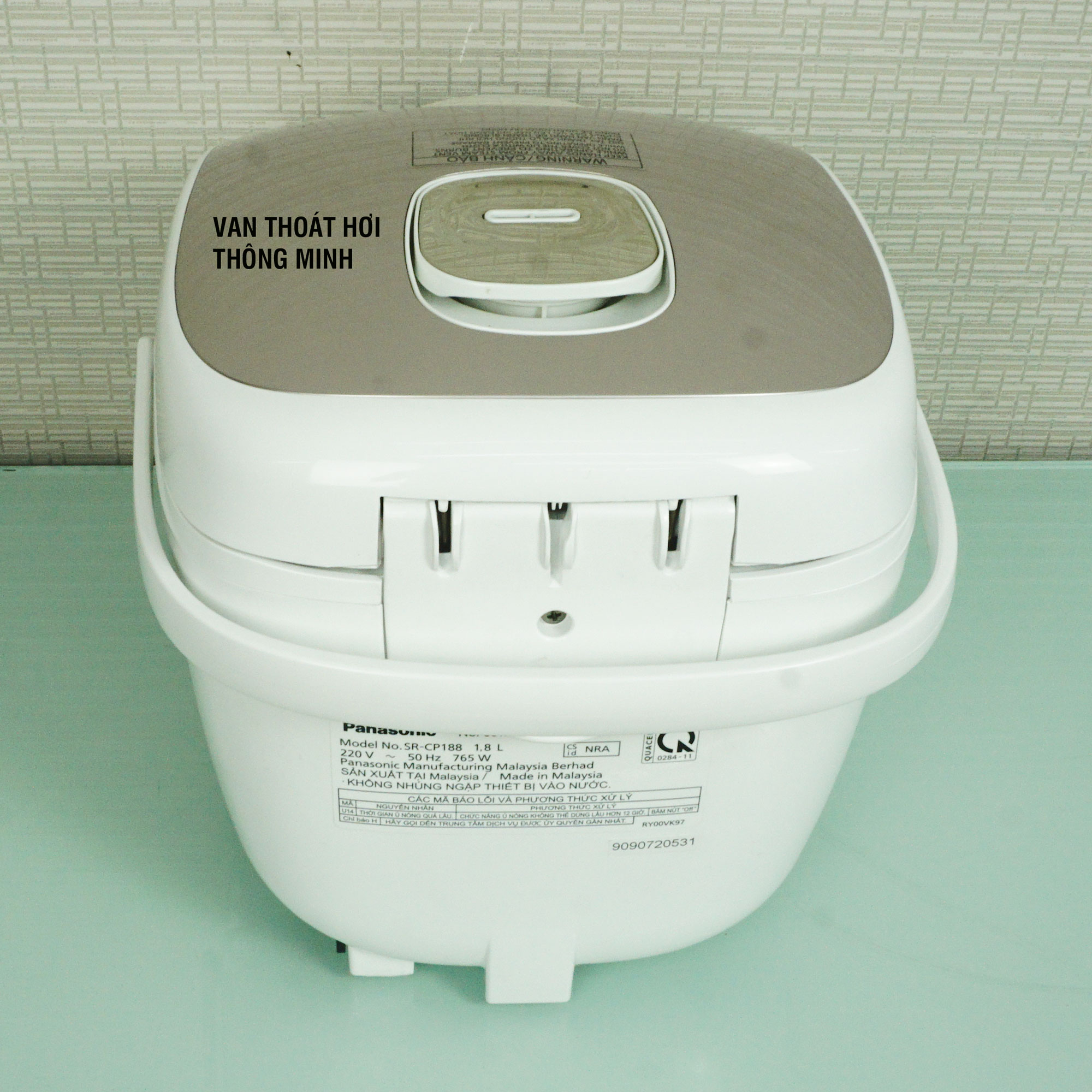 Nồi cơm điện tử 1,8L Panasonic SR-CP188NRAM