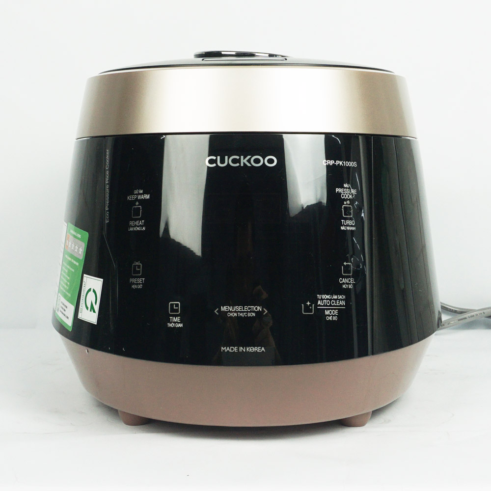 Nồi áp suất điện 1.8 lít Cuckoo CR-PK1000S màu đen