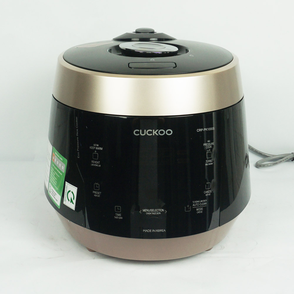 Nồi áp suất điện 1.8 lít Cuckoo CR-PK1000S màu đen
