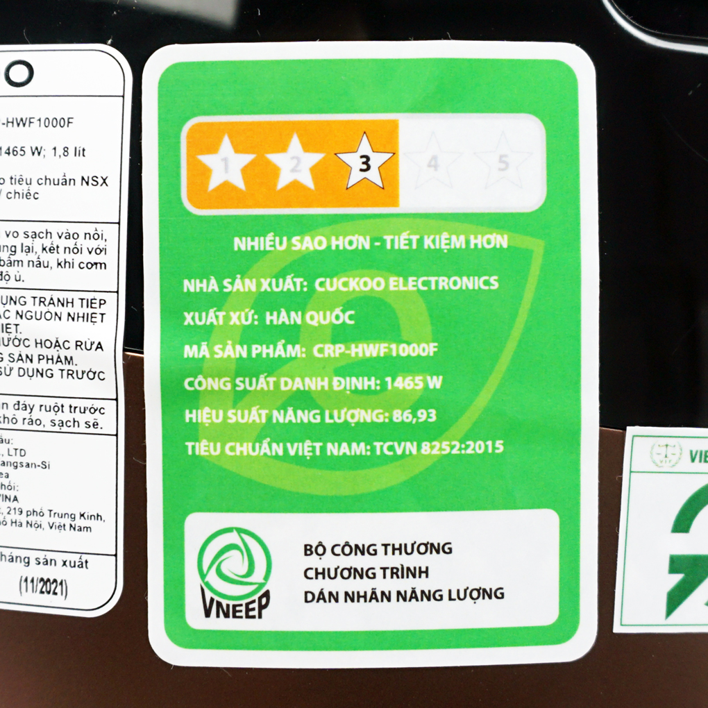 Nồi áp suất điện tử cao tần Cuckoo 1.8L HWF1000F